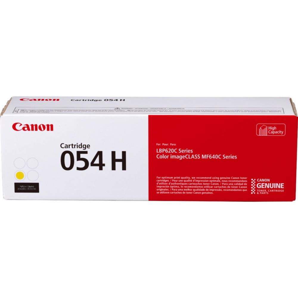 Cartouches de toner - Canon cartouche de toner haut rendement 054 h, jaune