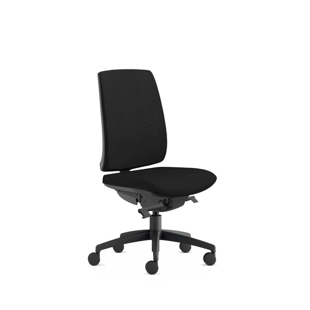 Si�ge de bureau Windsor tissu Noir