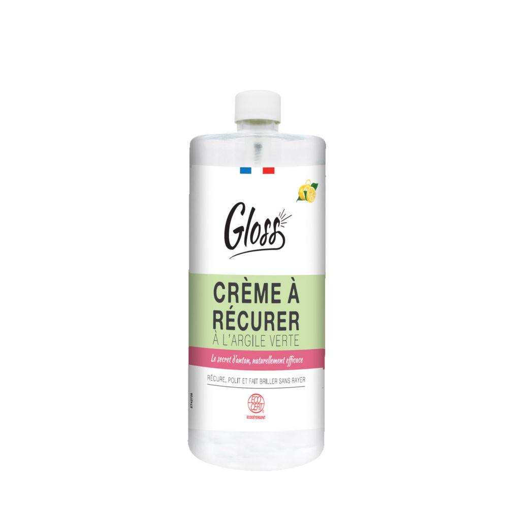Crme  rcurer  l'argile verte Gloss - Parfum citron - Flacon de 500 ml