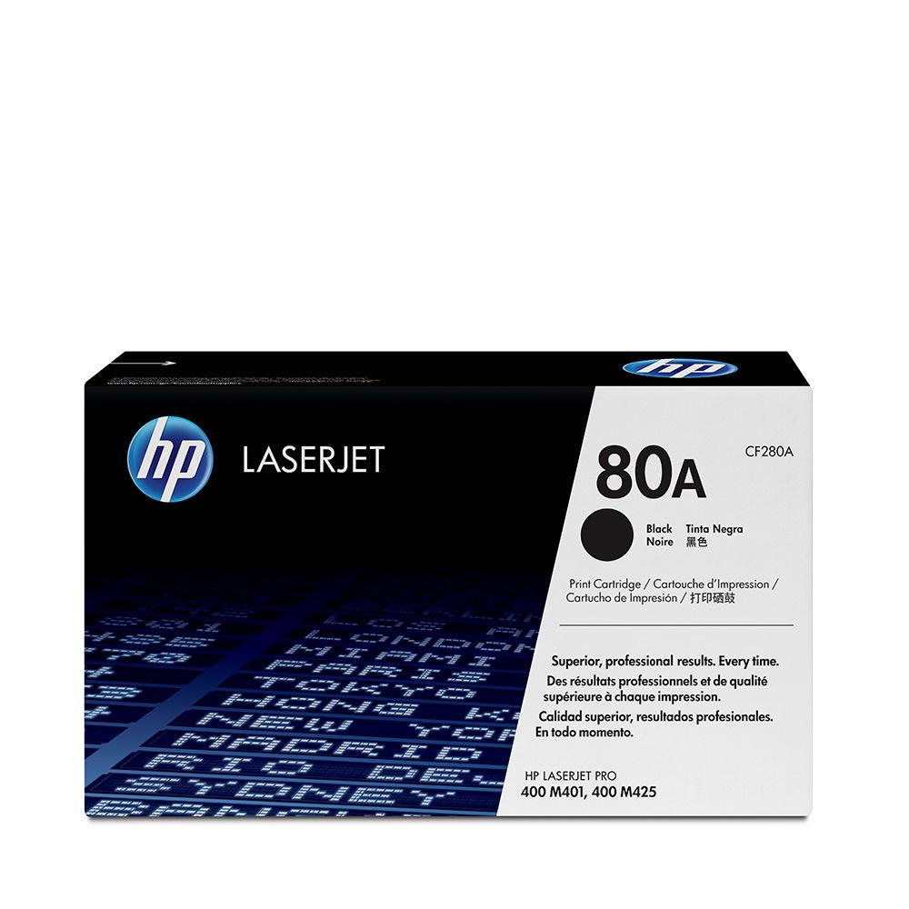 Cartouches de toner - Hp 80a toner laserjet noir authentique