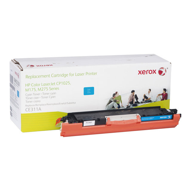 Cartouches de toner - Toner remanufactur cyan everyday de xerox compatible avec hp 126a (ce311a), capacit standard