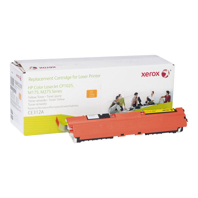 Cartouches de toner - Toner remanufactur jaune everyday de xerox compatible avec hp 126a (ce312a), capacit standard