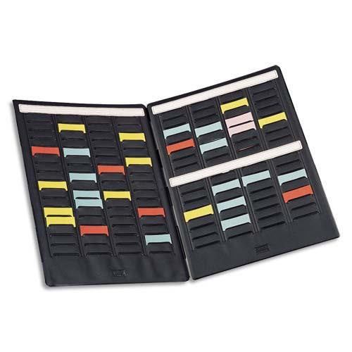 Paire de volets de couverture Val-Rex Mini-Planner - 4 bandes de 17 fiches - indice 1.5