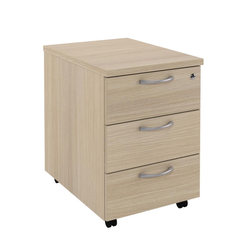 Caisson mobile E-link direction - 3 tiroirs - ch�ne