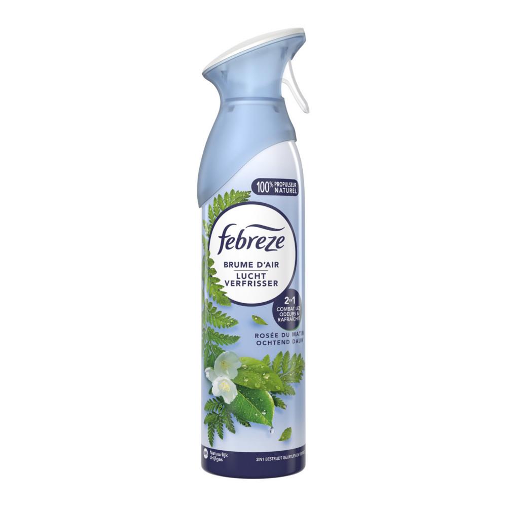 Destructeur d'odeurs Febreze - Parfum Rose du matin - 185 ml