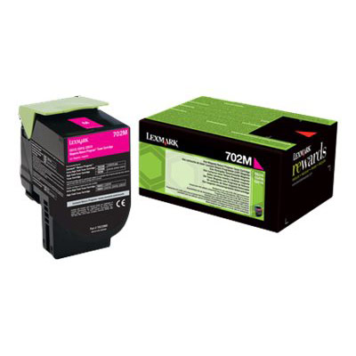 Cartouches de toner - Lexmark 702m r cartouche de toner 1 pice(s) original magenta
