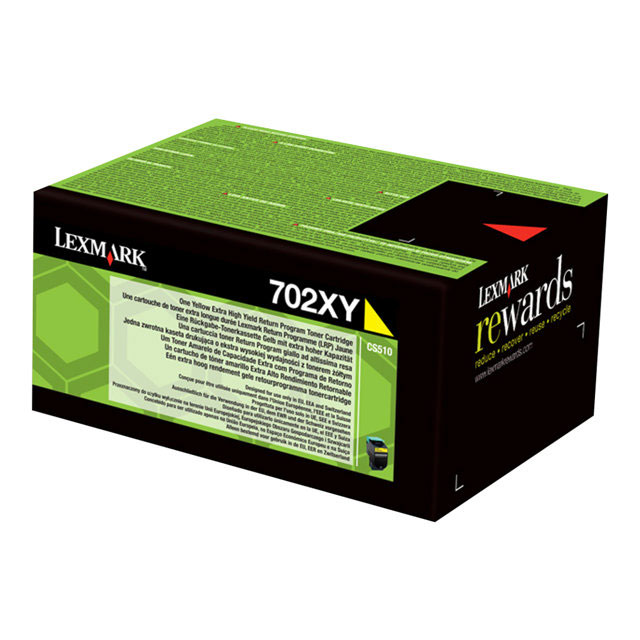 Cartouches de toner - Lexmark 702xy r cartouche de toner 1 pice(s) original jaune