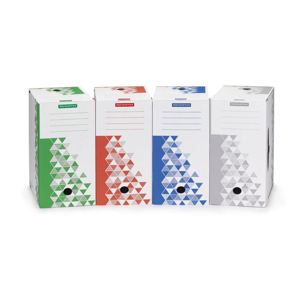 Bo�te archives Mondoffice Premium - Dos 20 cm - Coloris assortis - Lot de 10