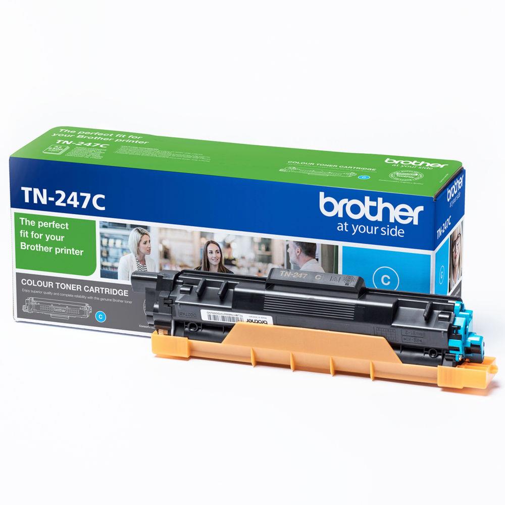 Cartouches de toner - Brother tn-247c - cartouche de toner originale - cyan