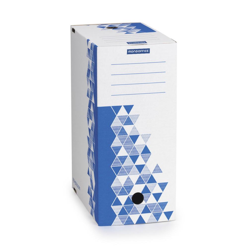 Bo�te archives Mondoffice Premium - Dos 15 cm - Bleu