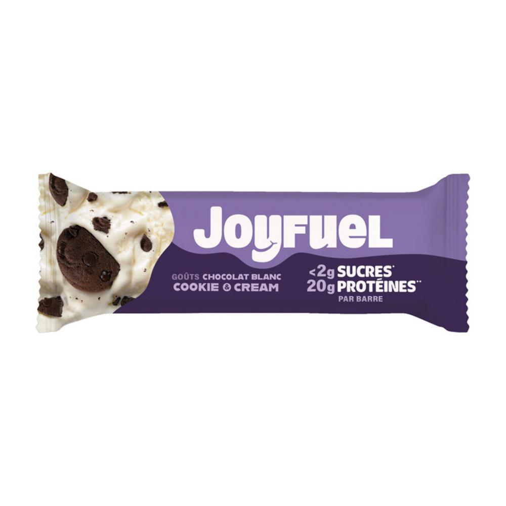 Barre prot�in�e Joyfuel Chocolat blanc & cookie cream - 55 g - Lot de 12