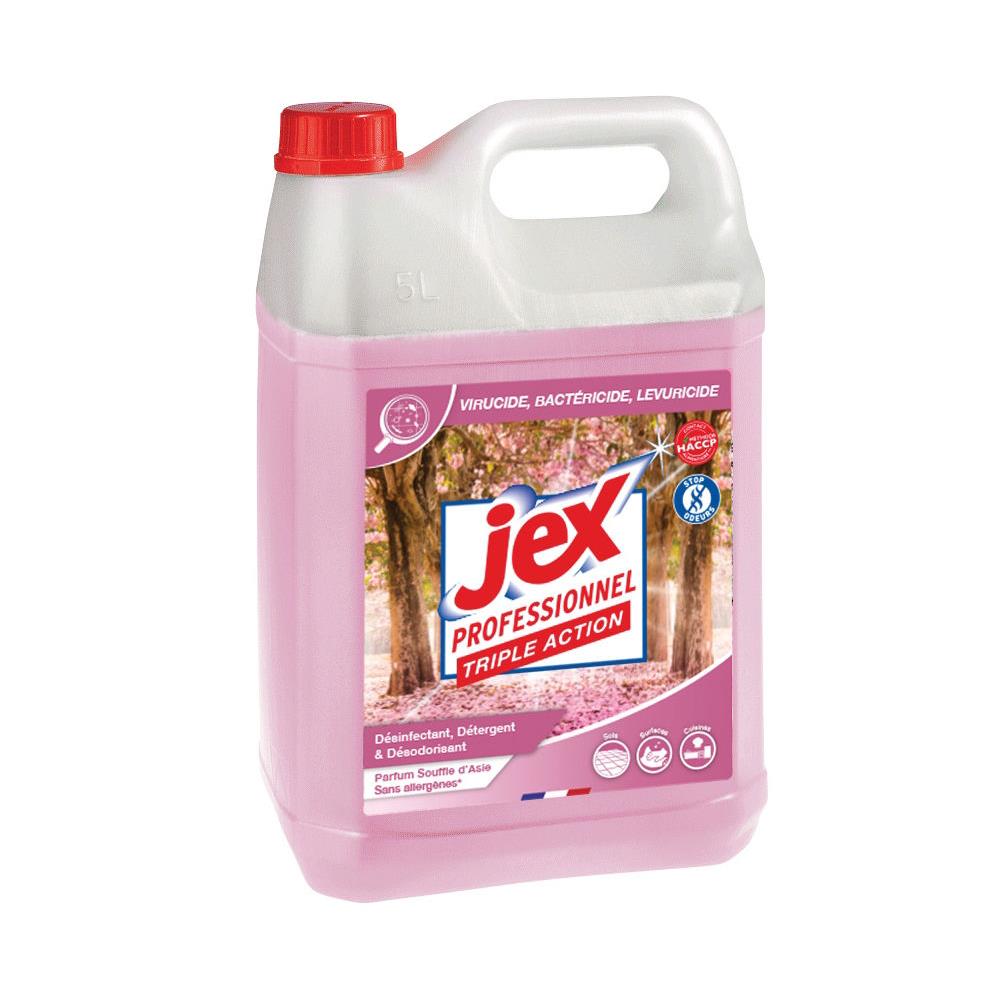 Nettoyant multi-usages Jex Professionnel Express triple action - parfum Souffle d'Asie- bidon de 5L