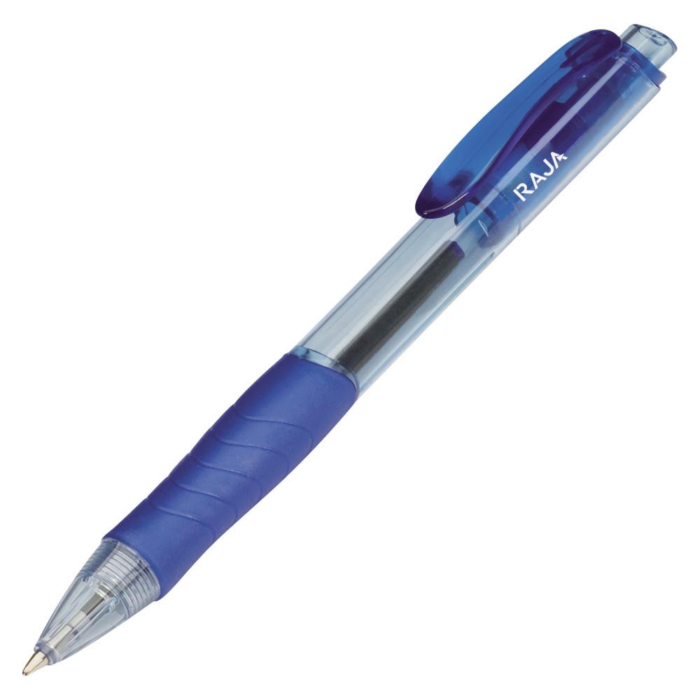 Stylo bille rtractable Icebreaker - avec grip - pointe fine 0,7 mm - bleu