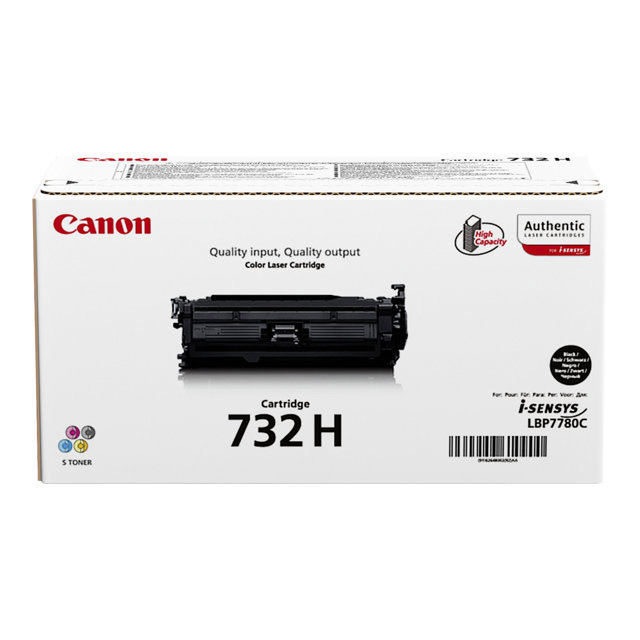 Cartouches de toner - Canon 732h cartouche de toner 1 pice(s) original noir