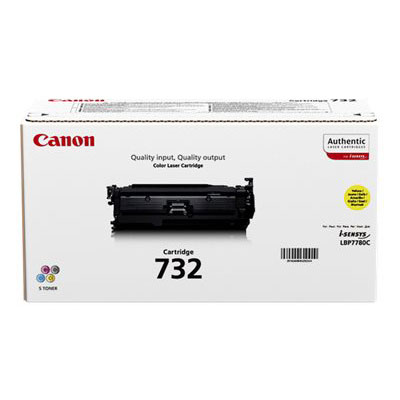 Cartouches de toner - Canon 732y cartouche de toner 1 pice(s) original jaune