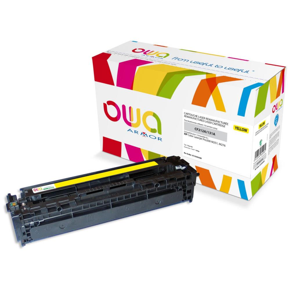 Cartouches de toner - Armor k15595ow cartouche de toner 1 pice(s) jaune