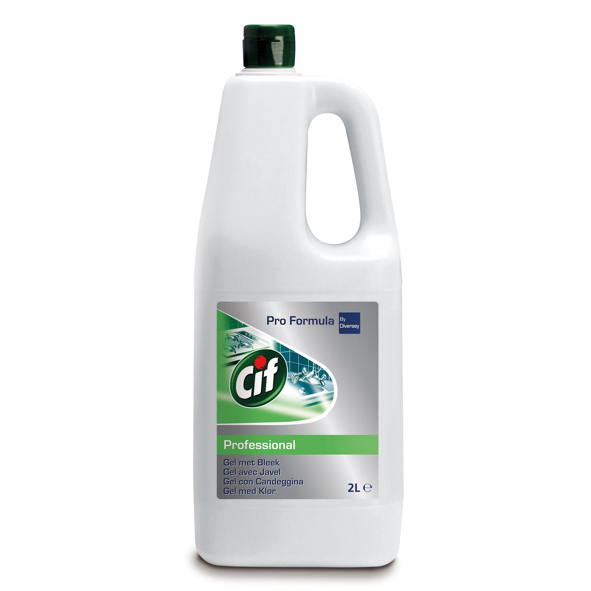 Gel nettoyant javellis Cif pour tches difficiles sols et surfaces - 2L