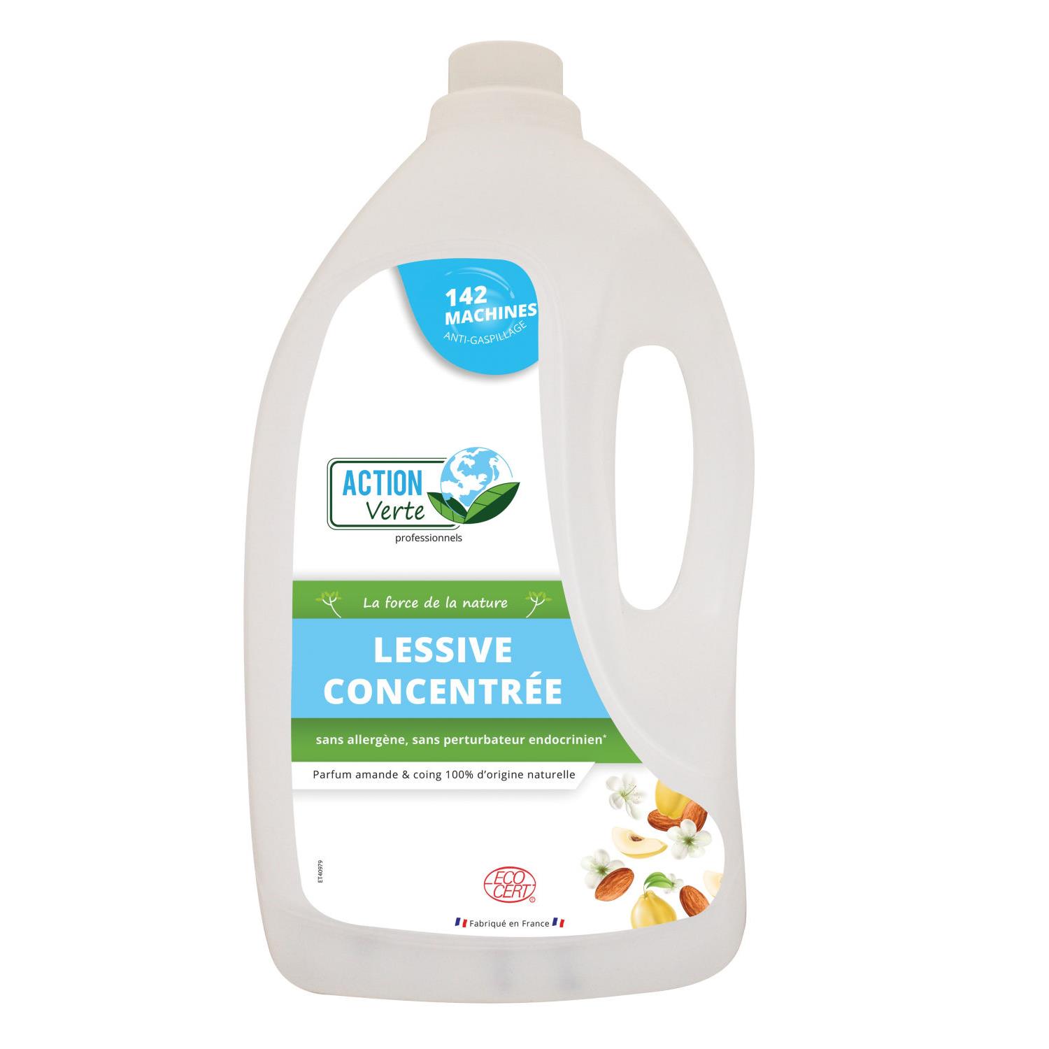 Lessive liquide cologique concentre parfum naturel amande et coing - 5L