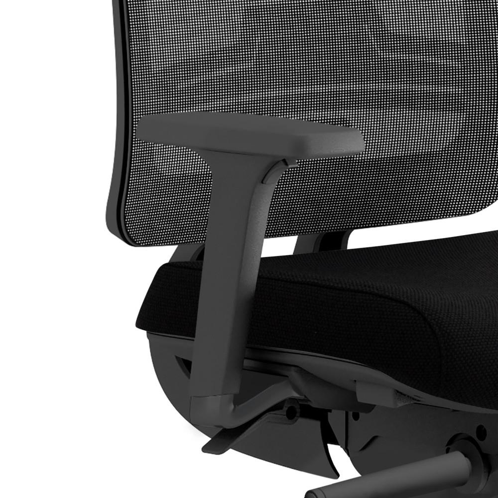 Paire accoudoirs r�glables 4D pour si�ge Windsor - Noir