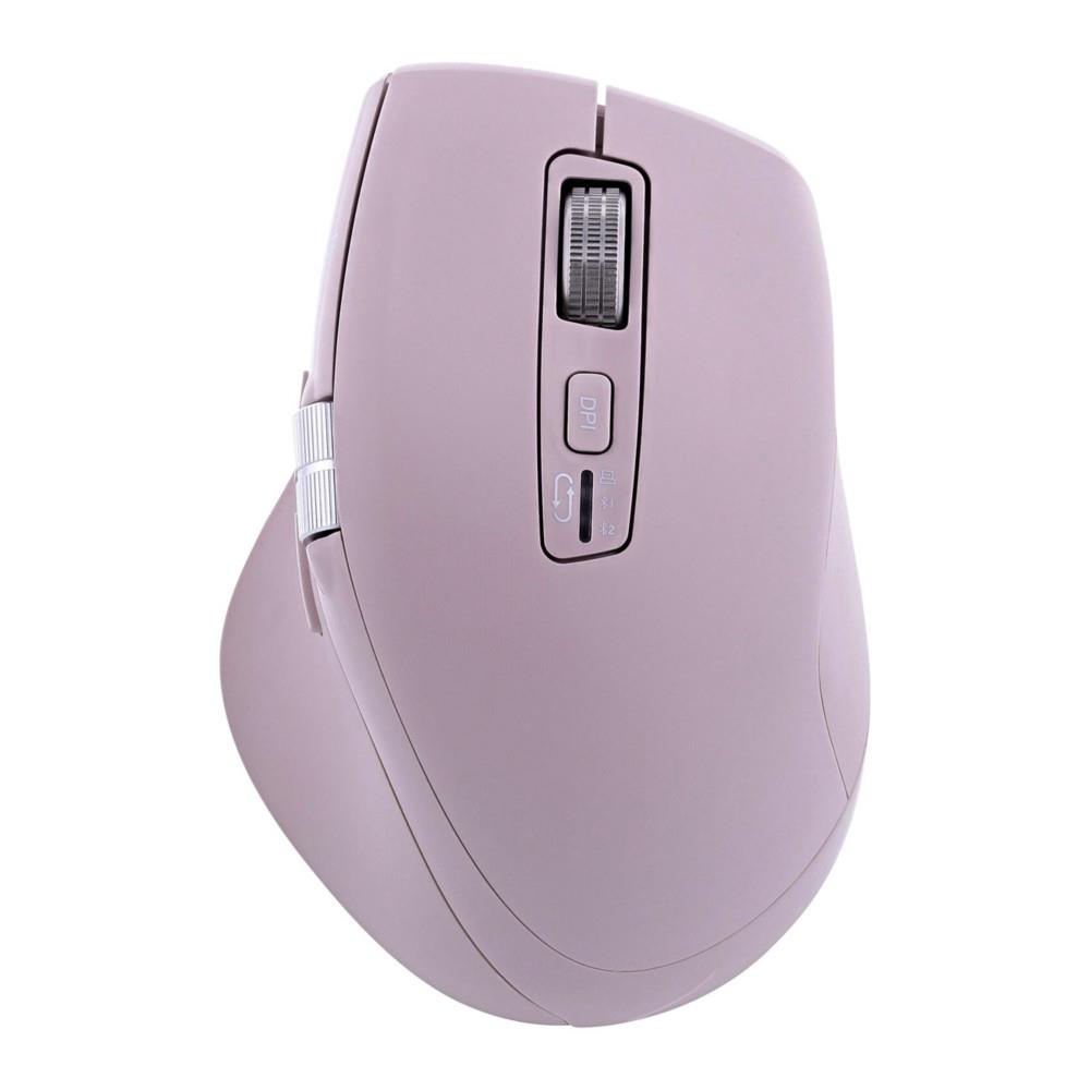 Souris sans fil TNB rechargeable droitier INFINITEPRO - Bluetooth + Dongle USB-A 2,4 GHz - Rose