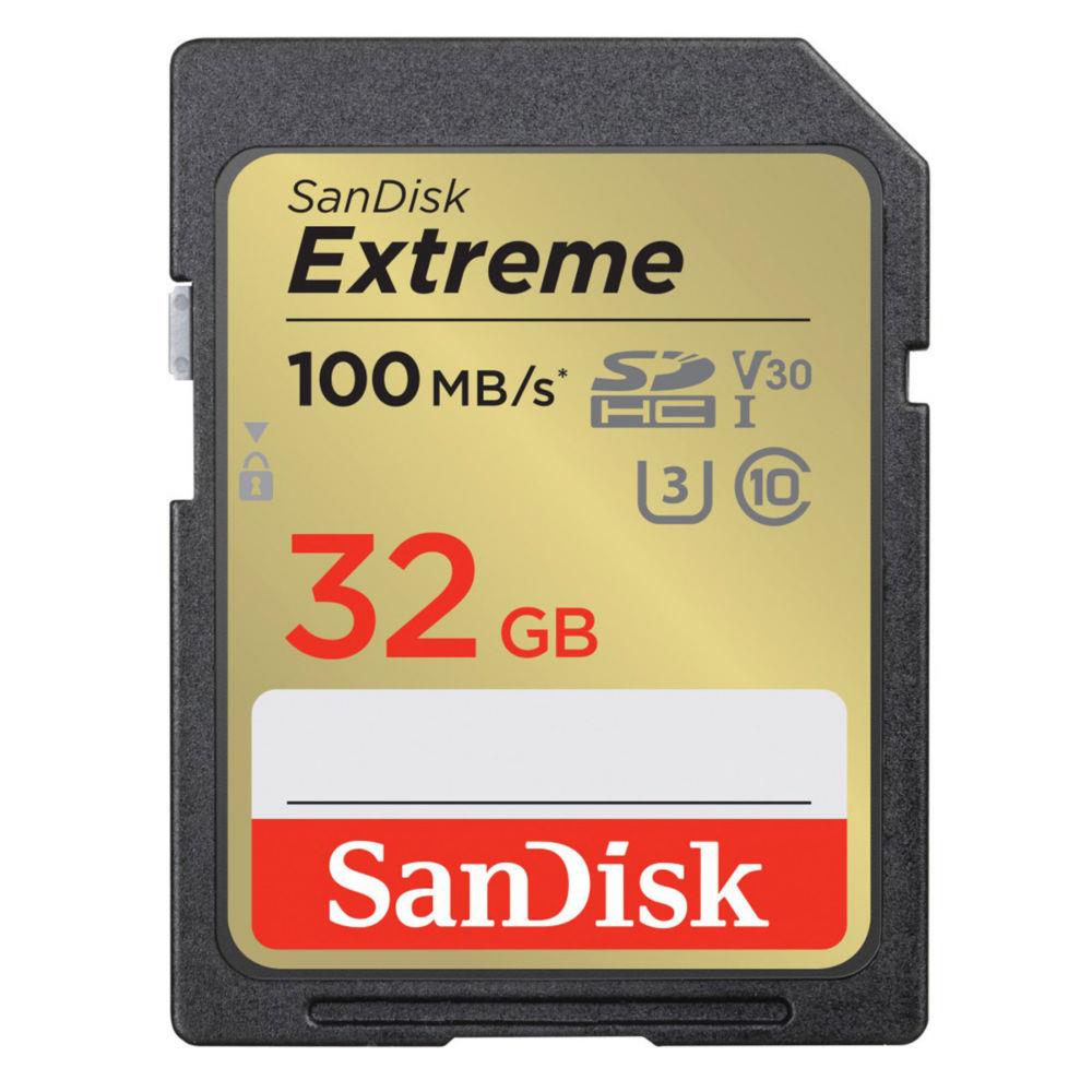 Sandisk extreme 32 go sdxc uhs-i classe 10