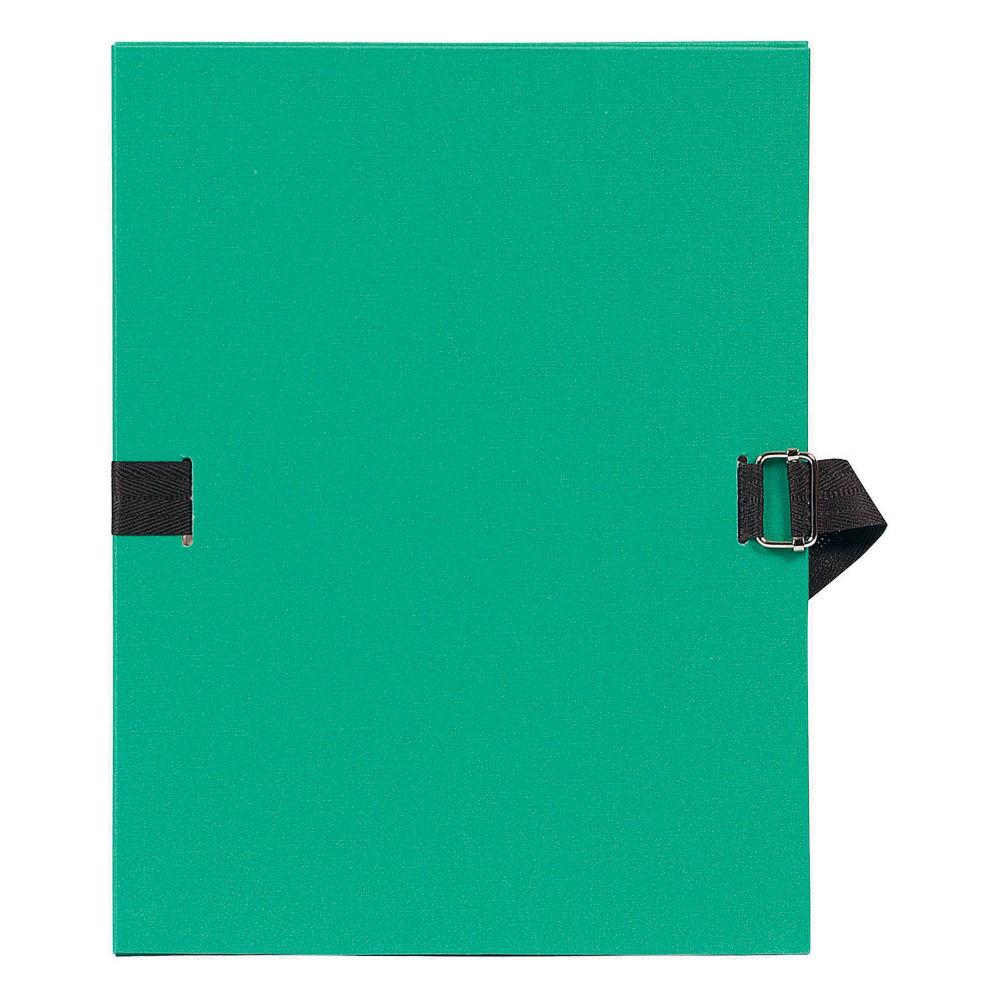 Chemise  dos extensible avec sangle - format 24 x 32 - qualit toile - Coloris Vert clair