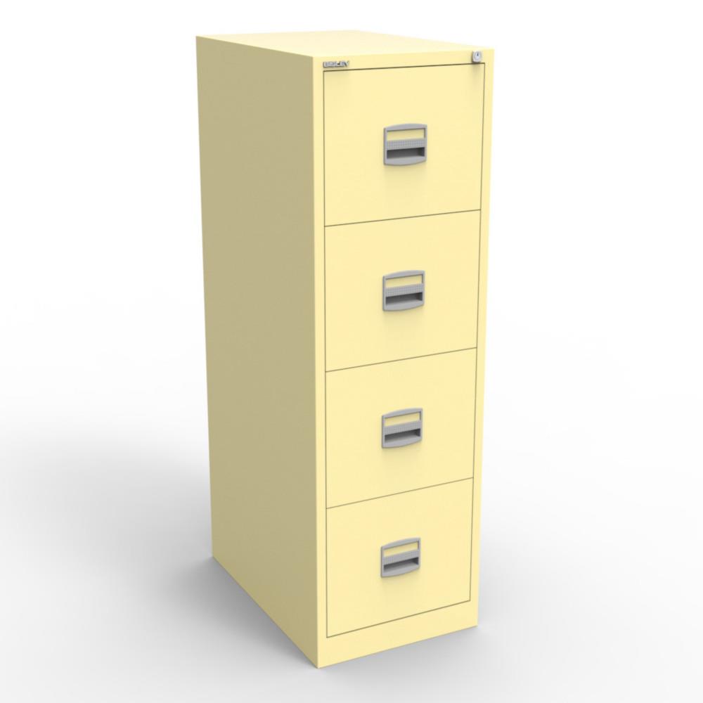 Classeur Dclic - 4 tiroirs en mtal - beige