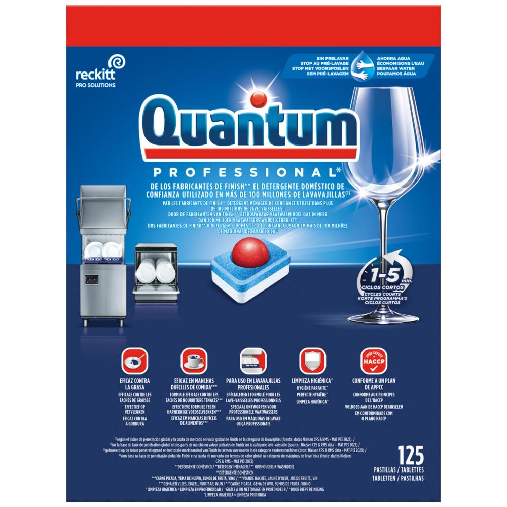 Professional Tablettes Quantum de lavage pour lave-vaisselles - Paquet de 125 tablettes