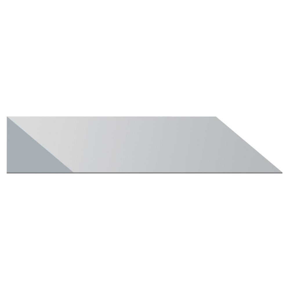 Coiffe incline pour vestiaire Primo Iso - largeur 40 cm - gris