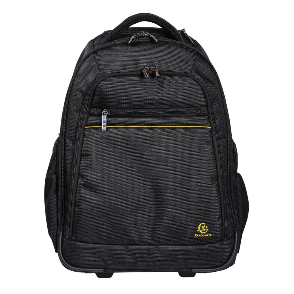 Sac  dos  roulettes Exacompta Exabusiness pour ordinateur portable - Noir