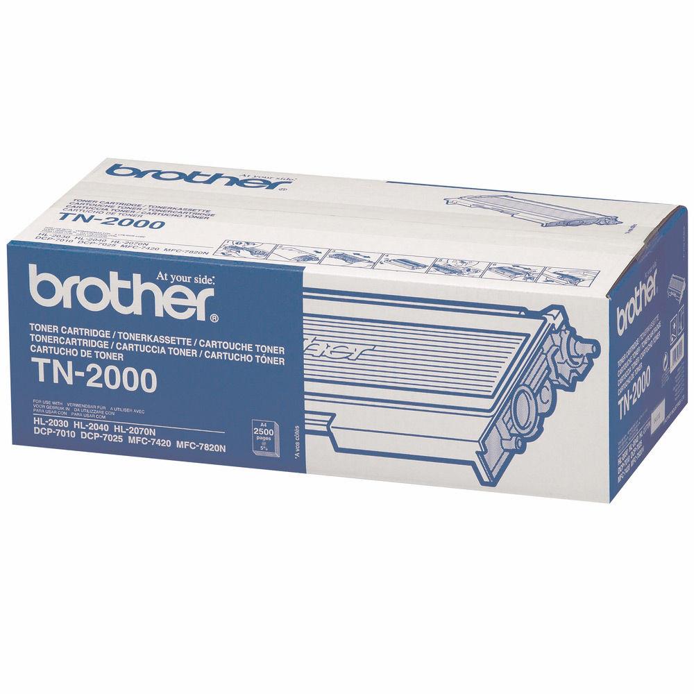 Cartouches de toner - Brother tn-2000 - cartouche de toner originale - noir