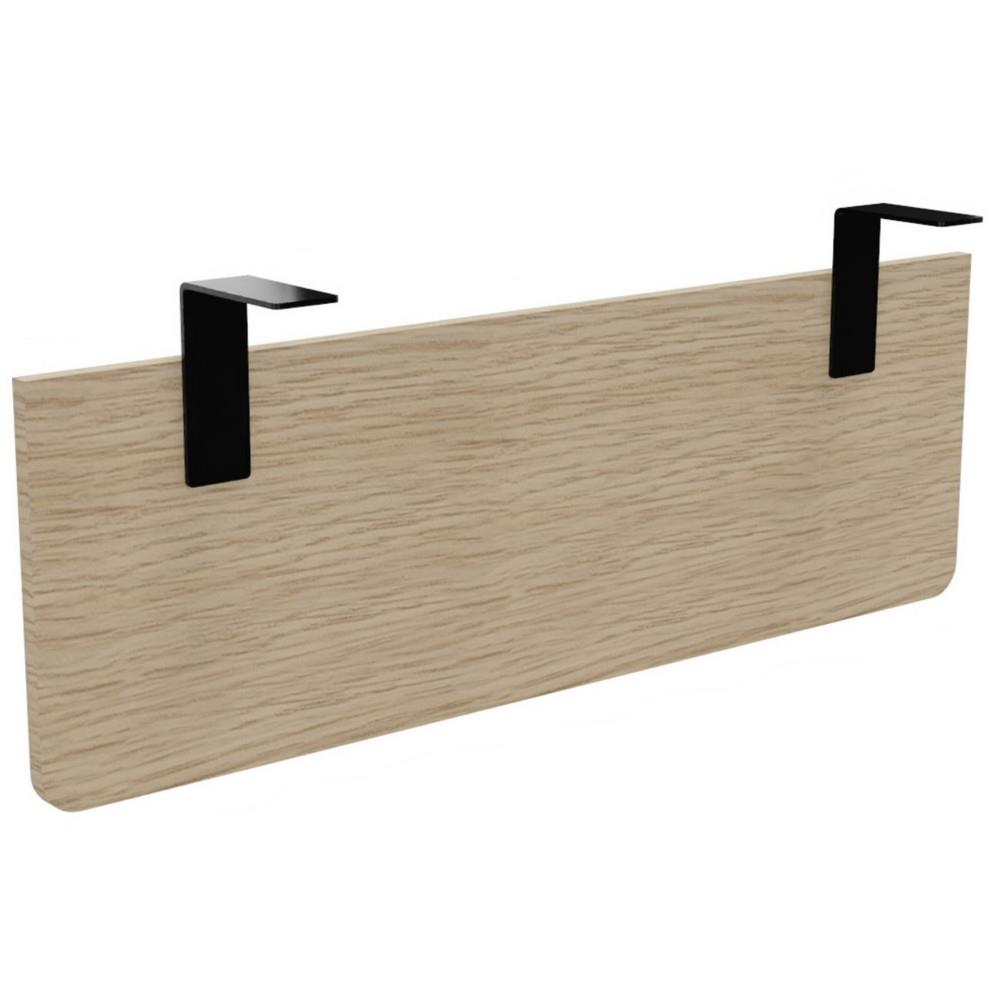 Voile de fond Triomphe , E-Link mlamin L 120 cm Chne ,Pinces Noires