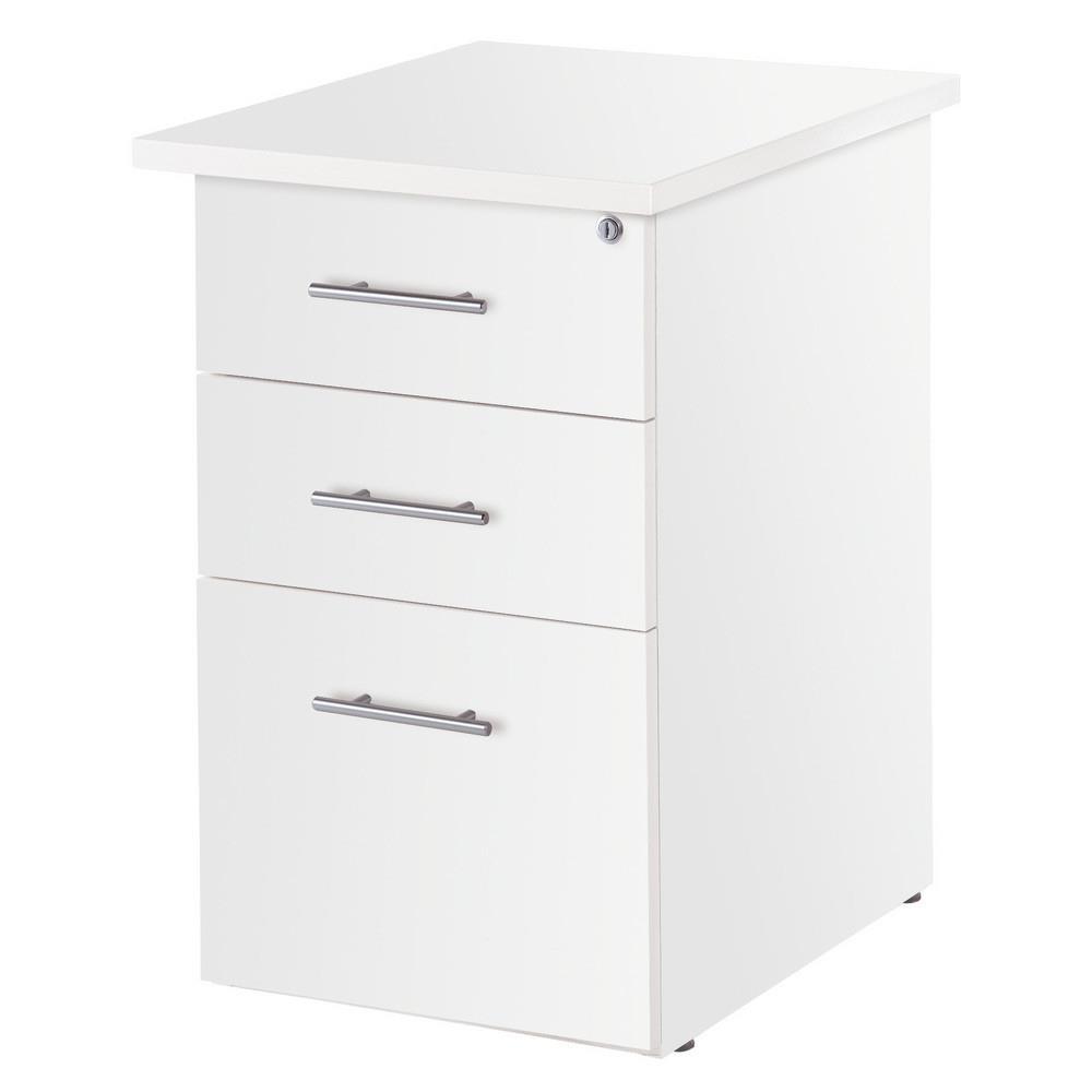 Caisson hauteur bureau Impact 2 - L 42 x P 80 x H 72 - blanc