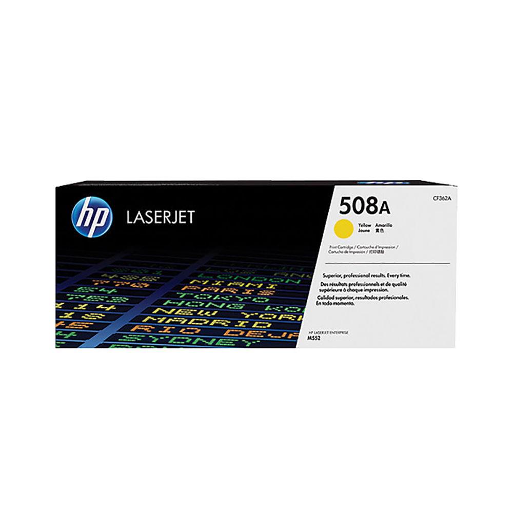 Cartouches de toner - Hp 508a toner laserjet jaune authentique
