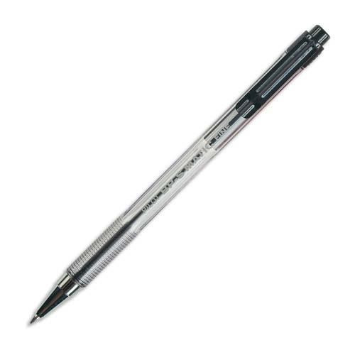 Stylo bille Pilot BPS Matic - pointe fine rtractable - noir