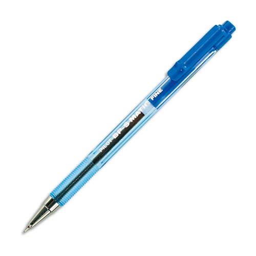 Stylo bille Pilot BPS Matic  - pointe fine rtractable - bleu