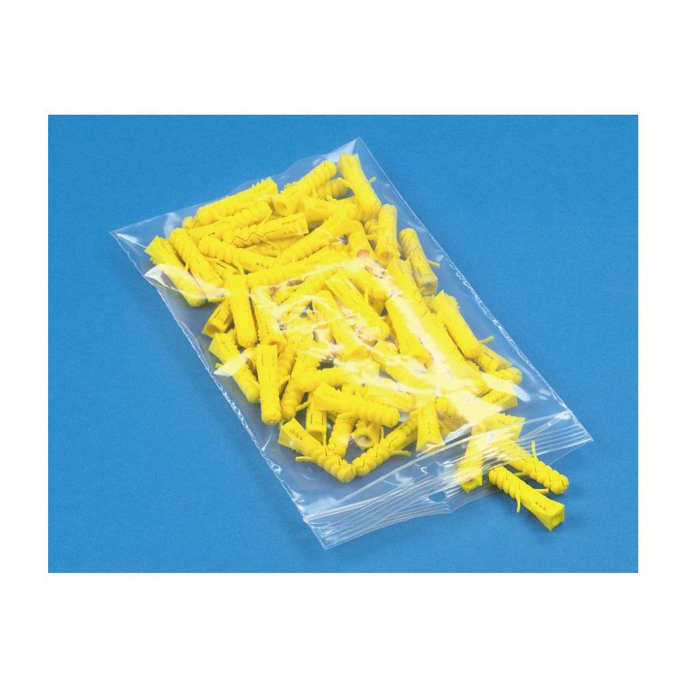 Sachet plastique � fermeture zip Raja - 30 x 40 cm - �paisseur 50 microns - transparent - paquet de 1000