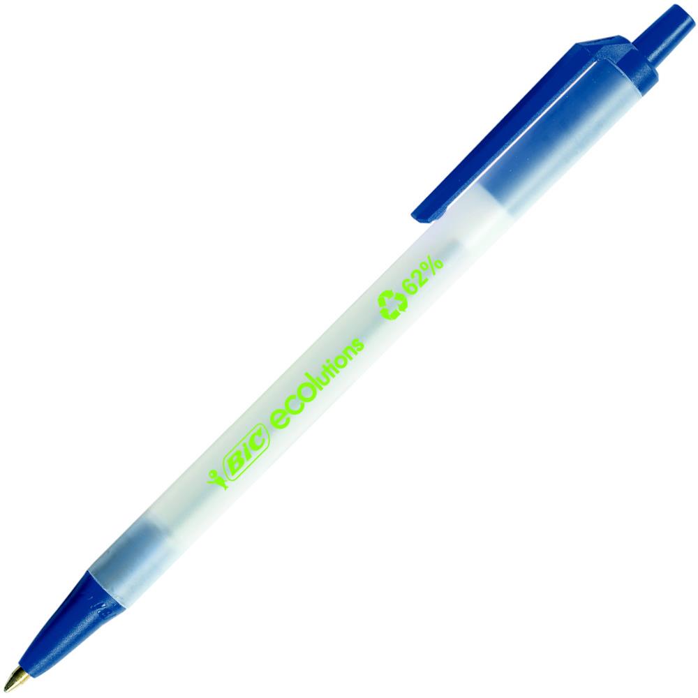 Stylo bille rtractable Ecolutions Clic Stic bleu