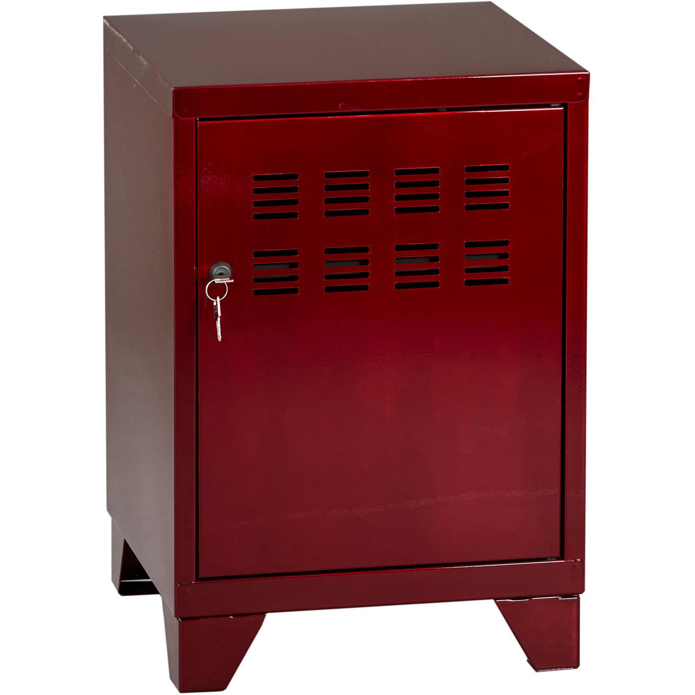 Casier vestiaire mtal Osmose - H 51 cm - rouge vernis