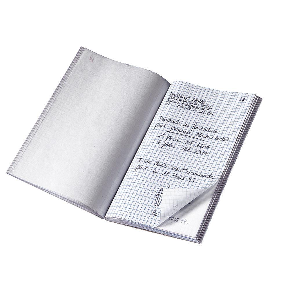 Manifold autocopiant quadrill - 14,8 x 10,5 cm - Tripli - bloc 50 feuilles