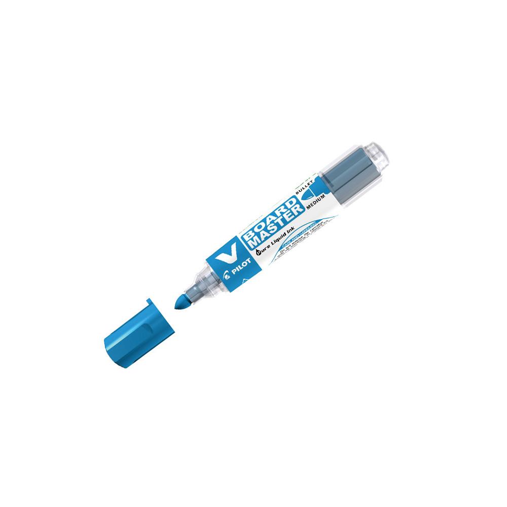 Marqueur effaable  sec Vboard Master - pointe ogive - bleu