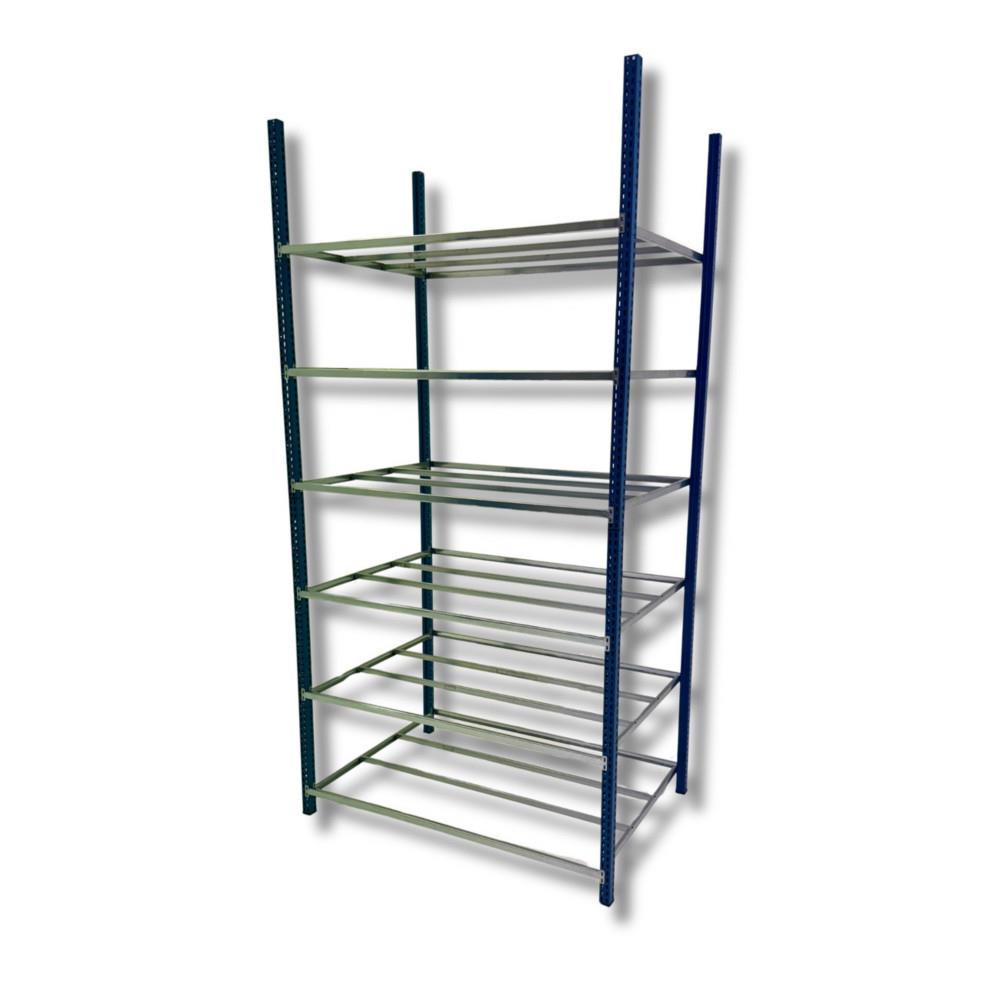 Rayonnage archives M�mo - double face - L 100 x P 70 cm - �l�ment suivant - bleu
