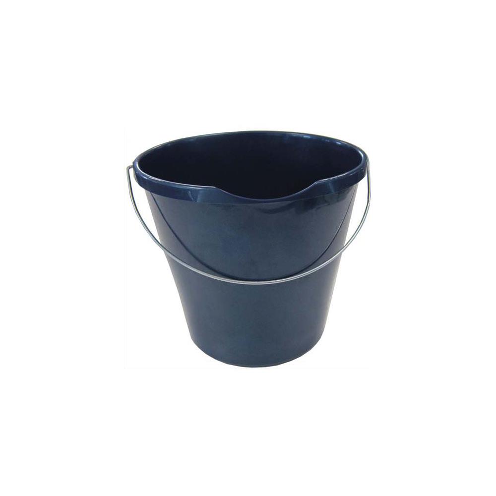 Seau de mnage rond Brosserie Thomas - avec bec verseur - 12L - bleu