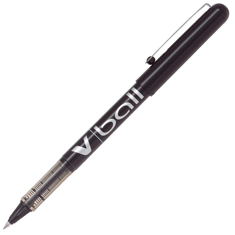 Stylo roller Pilot V-Ball 07 - pointe mtal 0,7 mm - encre liquide noire