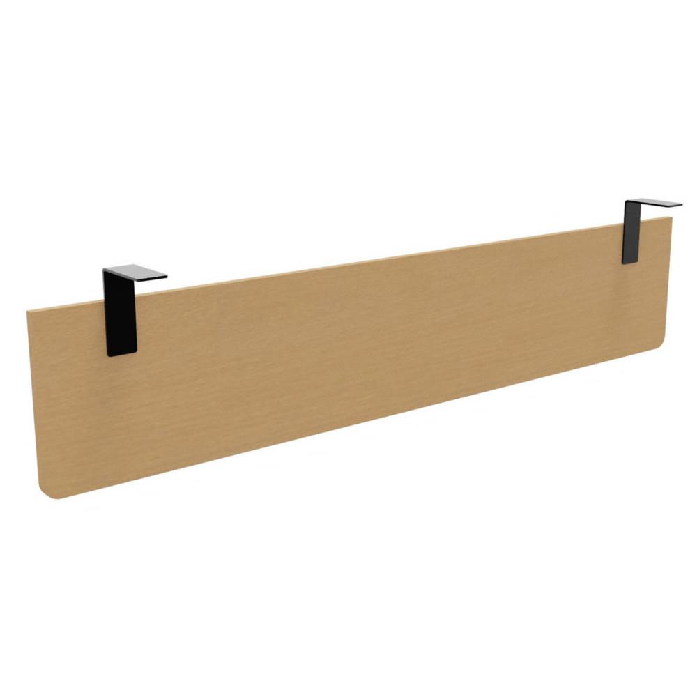 Voile de fond Triomphe , E-Link m�lamin� L 180 cm H�tre ,Pinces Noires
