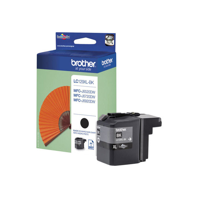 Cartouches pour imprimantes - Brother lc129xlbk cartouche d'encre 1 pice(s) original rendement lev (xl) noir