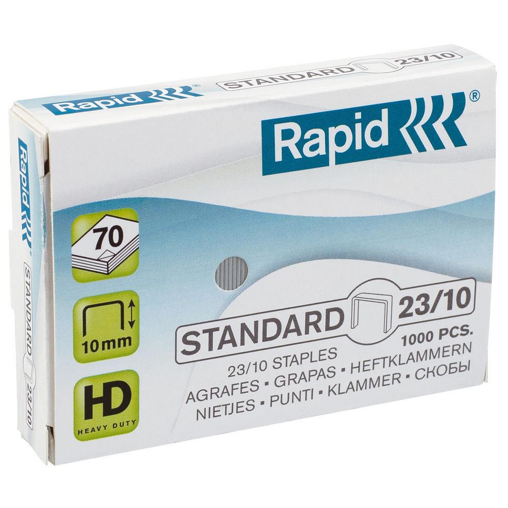 Agrafes Rapid N23/10 ou S9 - bote de 1000