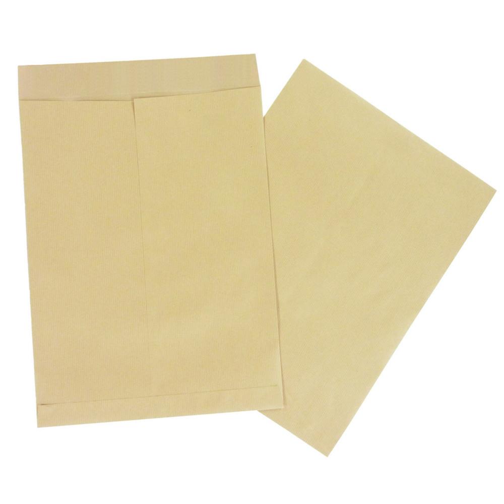 Pochette kraft brun PEFC C5 - 375 x 450 mm 120g sans fen�tre - Fermeture sans gomme - Lot de 100