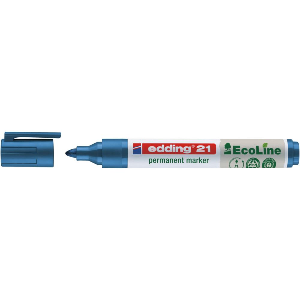 Marqueur permanent 21 - pointe ogive 3 mm - bleu