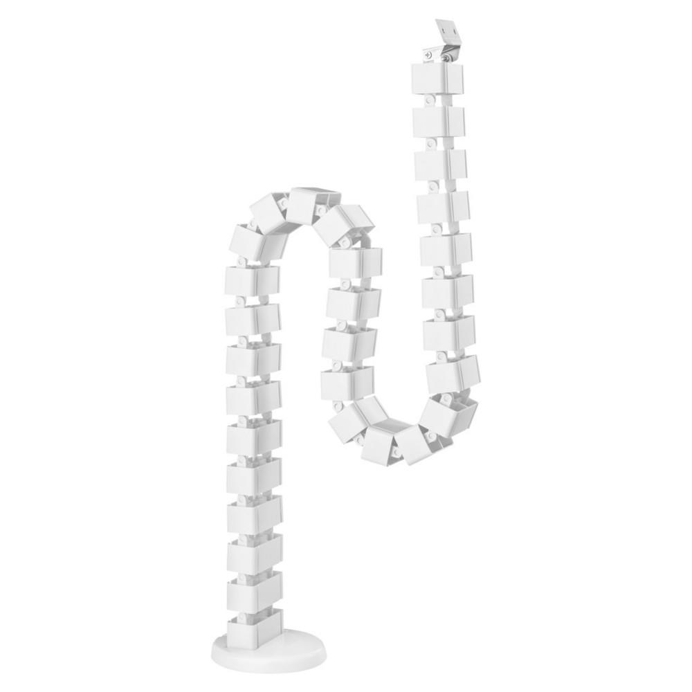 Goulotte passe-cbles articule - Blanc